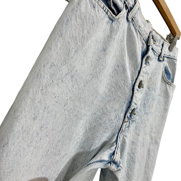 VTG 80s Sasson Light Wash Denim Jeans Button-Fly High Waisted Tapered 29" Waist - Picture 11 of 12
